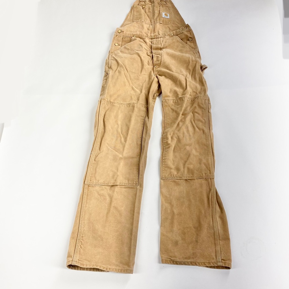 Carhartt tan overalls workwear